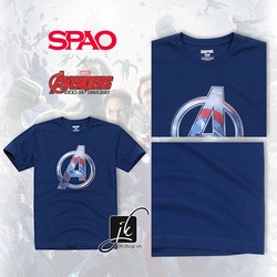 Áo thun nam SPAO Avengers màu xanh SP102